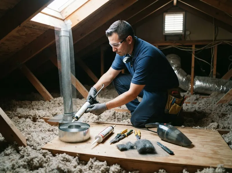 Roof Rat and Mouse Attic Exclusion in Fresno, CA